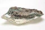 Fibrous Aurichalcite, Hemimorphite, & Calcite Association -Mexico #215007-1
